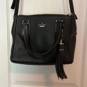 Kate Spade satchel purse with tassle